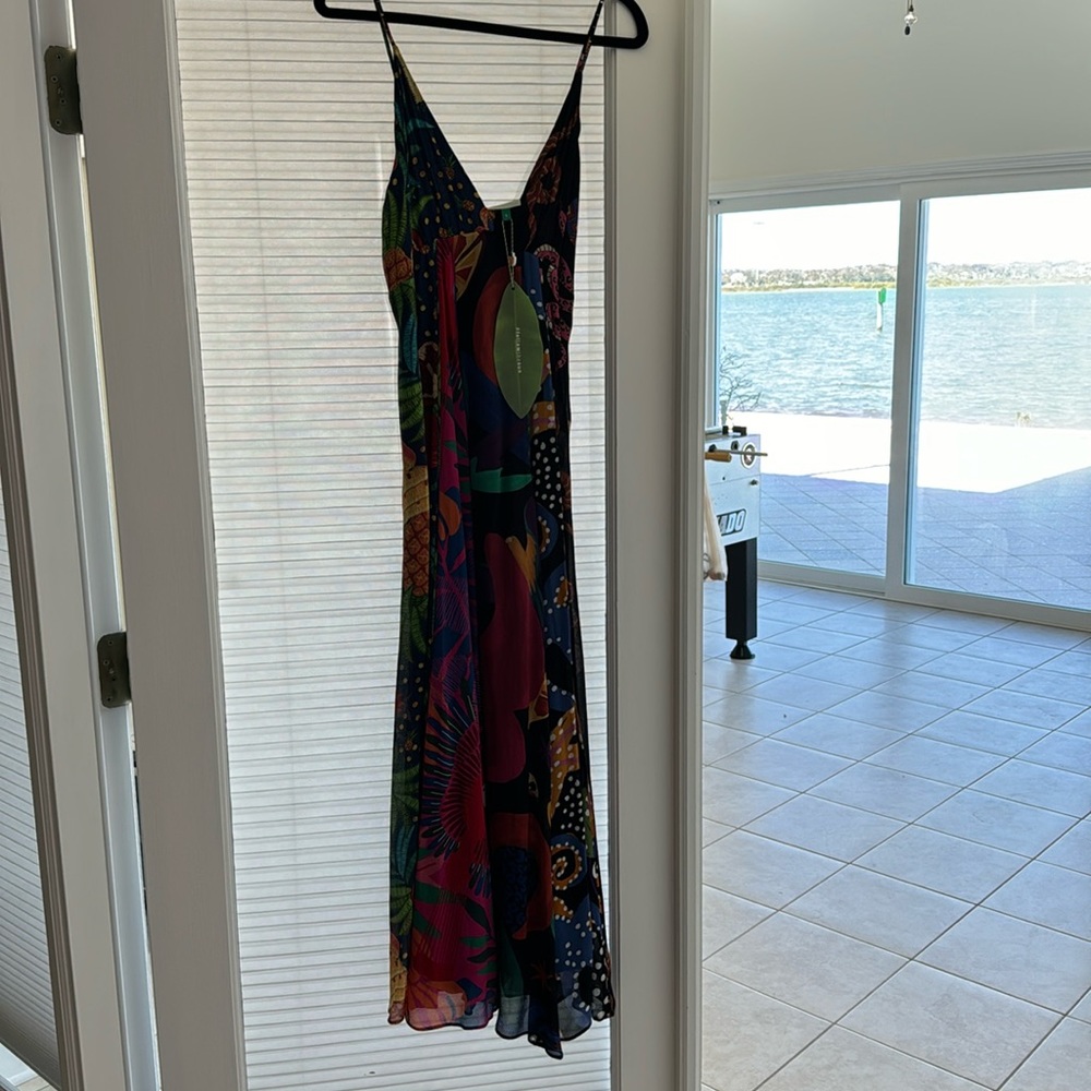 Farm rio copper penny dress